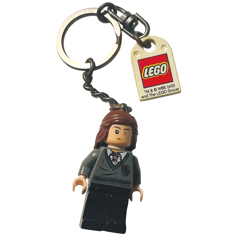 LEGO Harry Potter Hermione Granger Minifigure Keychain 2010 Hogwarts Uniform